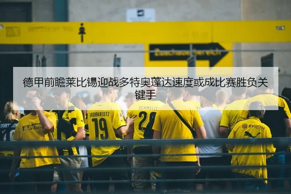 德甲前瞻莱比锡迎战多特奥蓬达速度或成比赛胜负关键手（kaiyun）